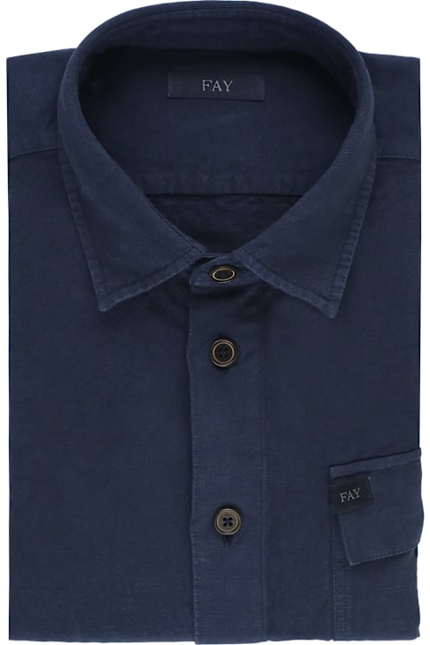 Homeware Fay Linen And Cotton Shirt