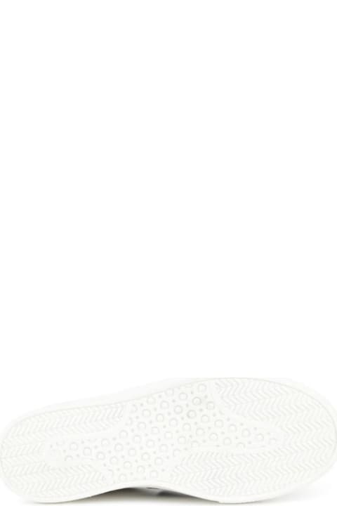 Givenchy Kids Givenchy White Urban Street Sneakers With Black Logo Band
