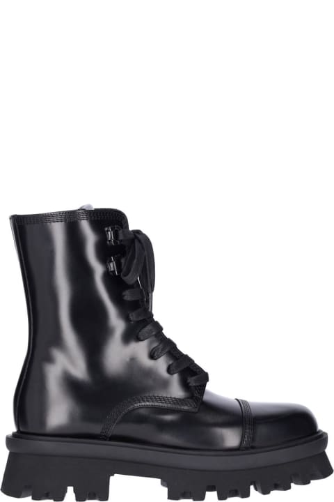 Ferragamo Boots for Women Ferragamo Combat Boots