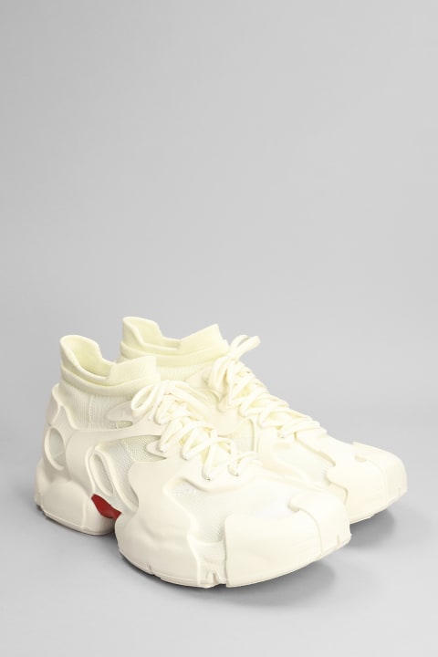 メンズ Camperのシューズ Camper Tossu Sneakers In White Synthetic Fibers