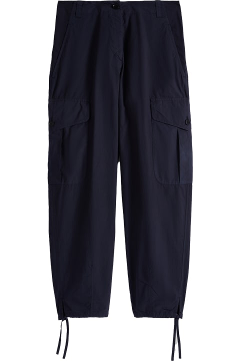 Aspesi for Women Aspesi Navy Blue Cargo Trousers