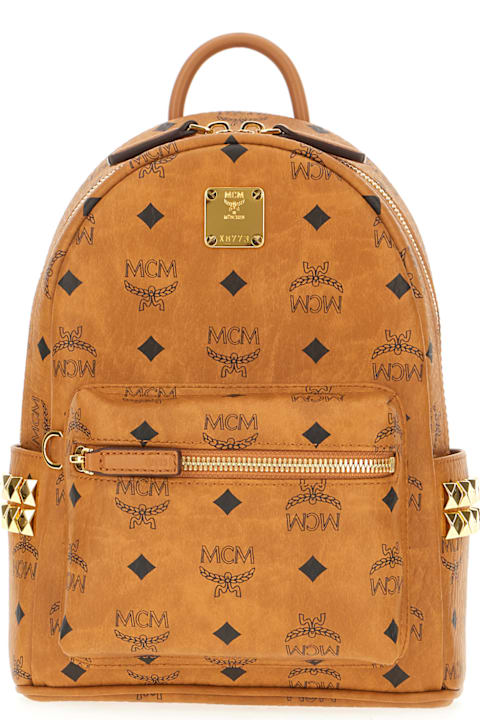 Backpacks for Women MCM Printed Synthetic Leather Backpack