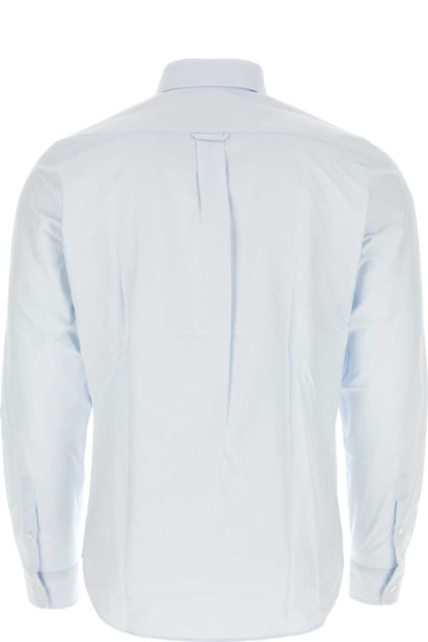 メンズ Maison Kitsunéのシャツ Maison Kitsuné Pastel Light Blue Oxford Shirt
