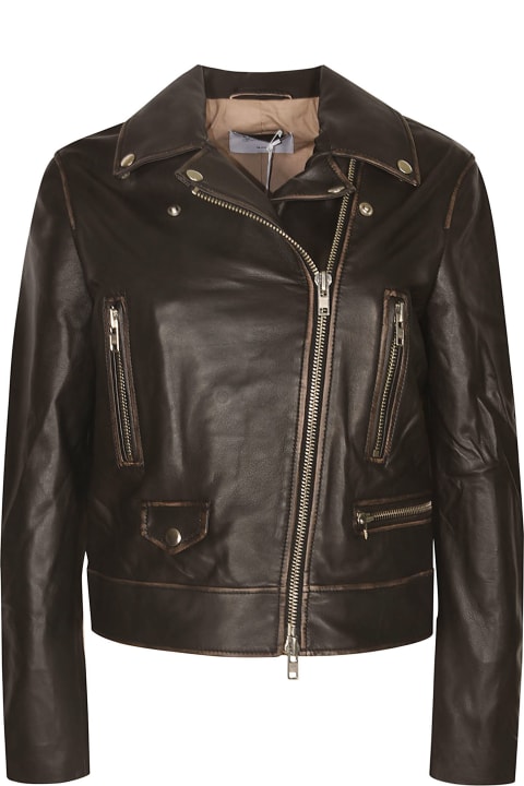 Coats & Jackets for Women S.W.O.R.D 6.6.44 Classic Zipped Biker Jacket