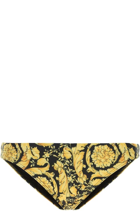 Versace Swimwear for Men Versace Printed Stretch Polyester Slip Brief