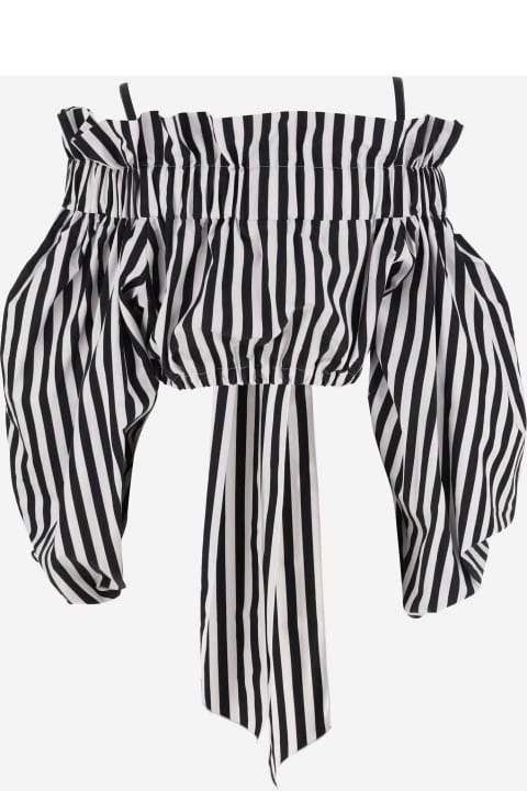 Patou for Women Patou Striped Cotton Crop Top