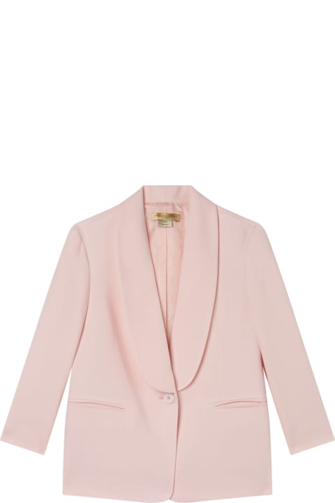 Coats & Jackets for Girls Stella McCartney Kids Blazer Monopetto Rosa