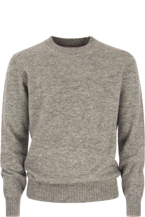 Brunello Cucinelli Clothing for Men Brunello Cucinelli Long-sleeved Crew-neck Sweater