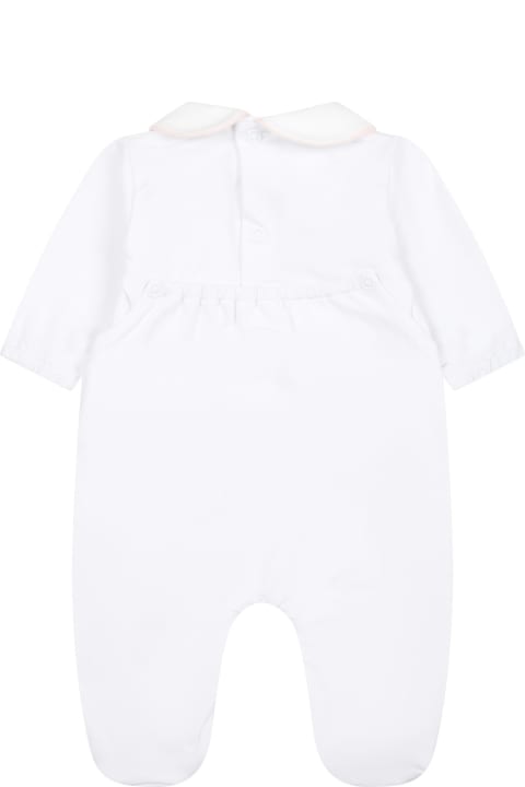 Bodysuits & Sets for Baby Boys Little Bear White Babygrown For Baby Girl With Writing