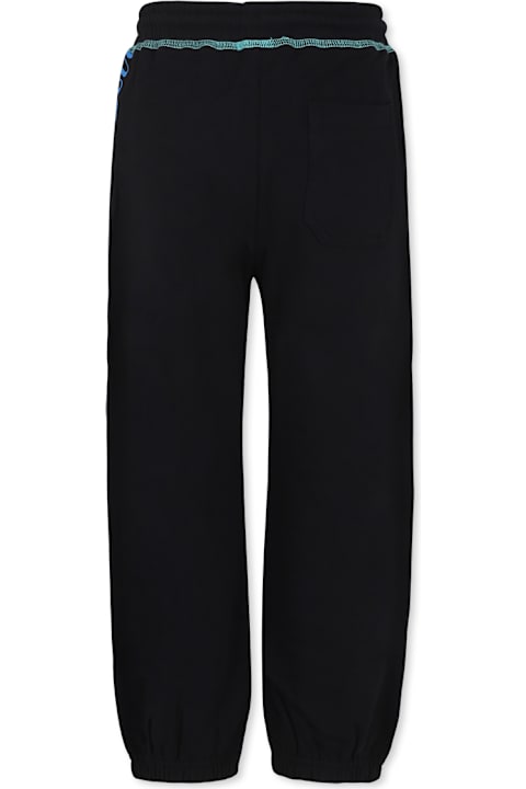 Homeware Stella McCartney Kids Black Trousers For Boy With Logo