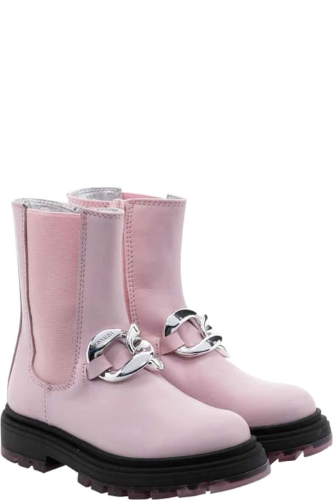 ベビーガールズ シューズ Monnalisa Pink Boots Girl .