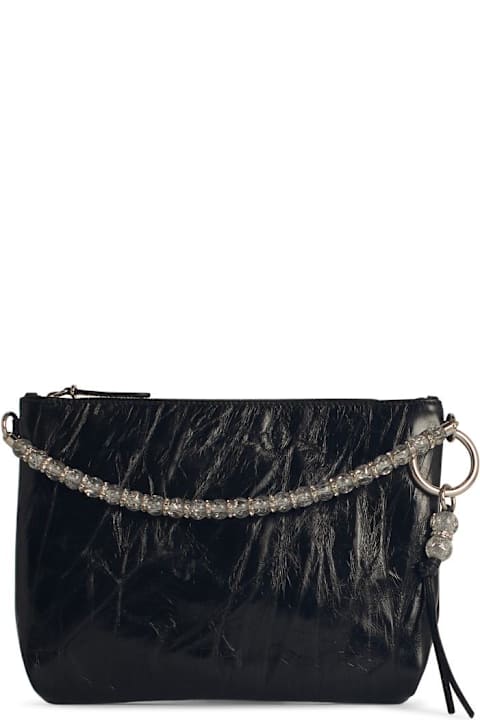Jimmy Choo Shoulder Bags for Women Jimmy Choo 'callie' Black Leather Bag
