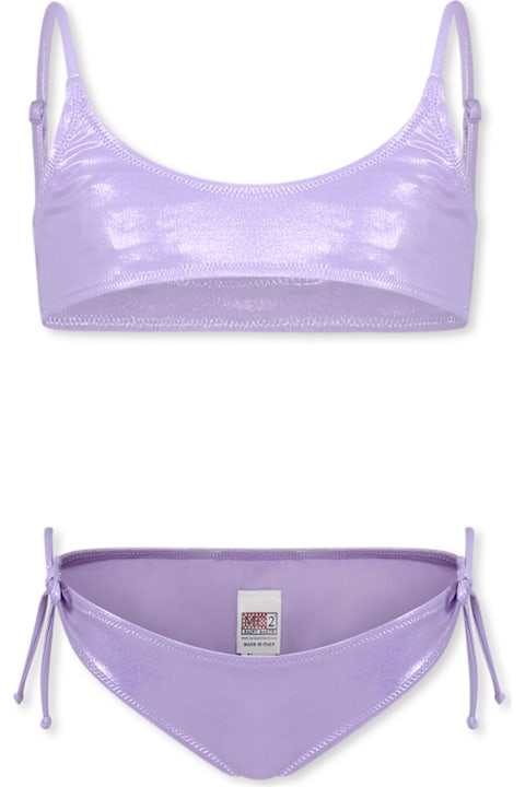 Swimwear for Girls MC2 Saint Barth Purple Bikini For Girl