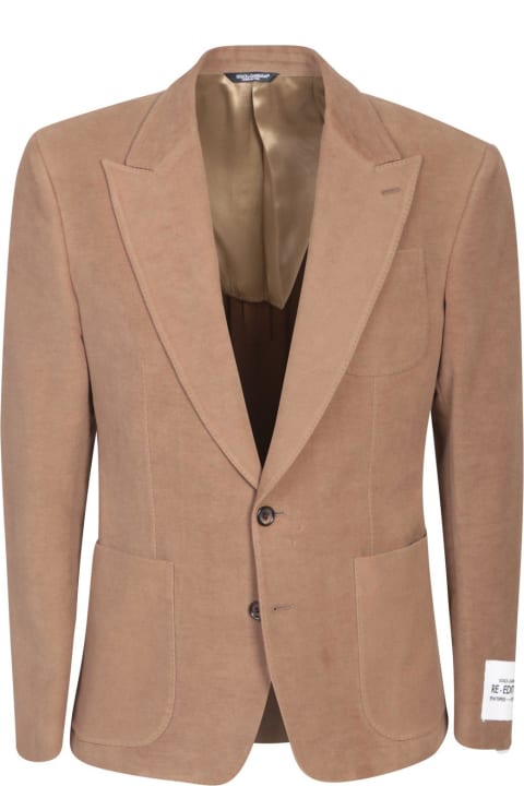Homeware Dolce 
Gabbana Single-breasted Stretch Fustian Jacket