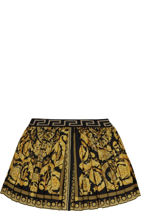 ملابس تحتية لـ بنات Young Versace Pleated Skirt