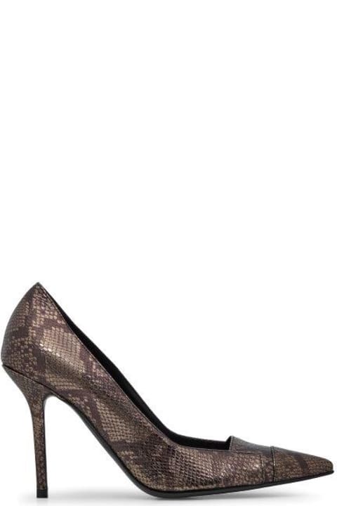High-Heeled Shoes for Women Fabi Décolleté In Reptile Print Calfskin
