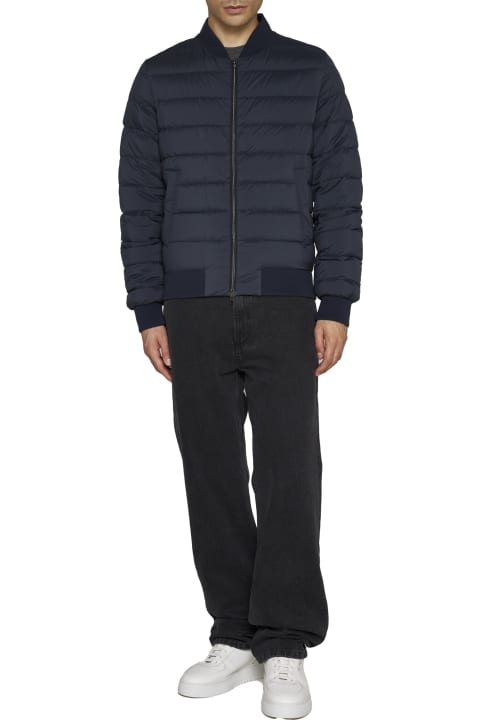 Herno Clothing for Men Herno Laviatore Quilted Down Jacket