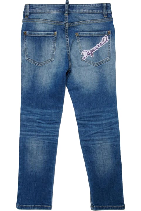 Dsquared2 for Kids Dsquared2 Slim Jeans With Embroidery
