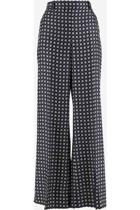 Polo Ralph Lauren Pants & Shorts for Women Polo Ralph Lauren Silk Pants With Geometric Pattern