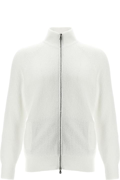 Brunello Cucinelli Sweaters for Men Brunello Cucinelli Zip Cardigan
