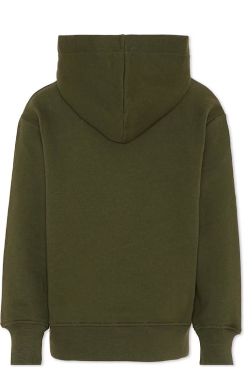 Homeware MSGM Green Sweatshirt For Boy With Logo
