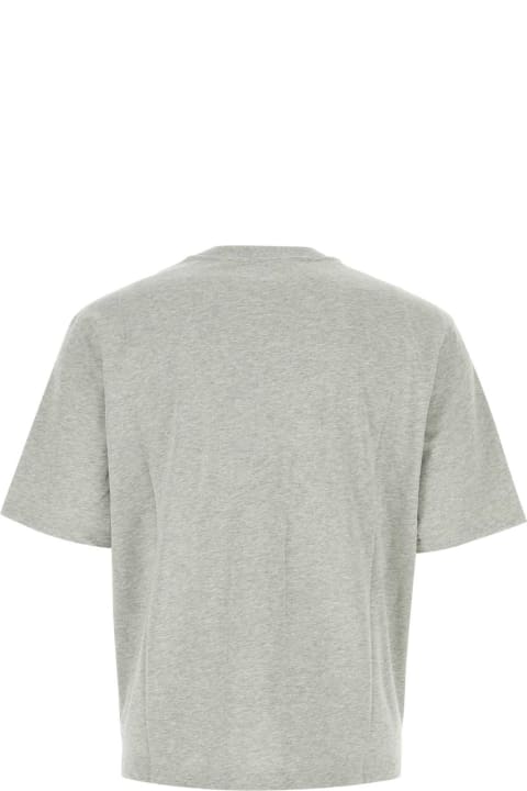 Ami Alexandre Mattiussi Topwear for Men Ami Alexandre Mattiussi Grey Cotton T-shirt