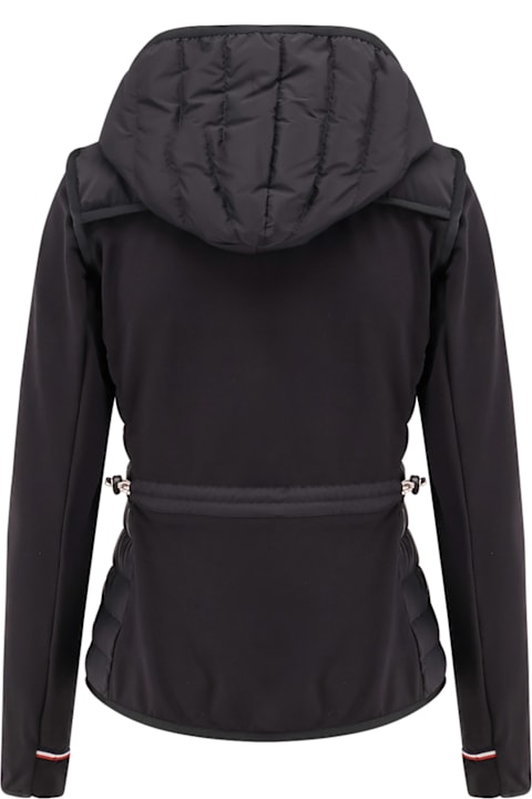 ウィメンズ ウェア Moncler Grenoble Day-namic Cotton And Modal Jacket/cardigan With Padded Insert