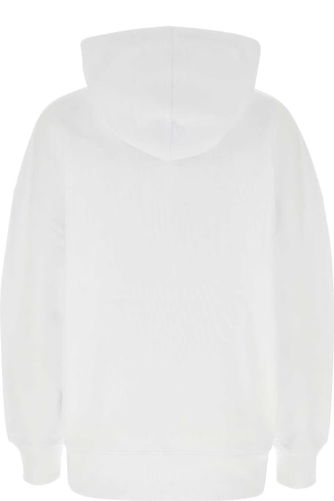 Fleeces & Tracksuits Sale for Women Ami Alexandre Mattiussi White Cotton Sweatshirt