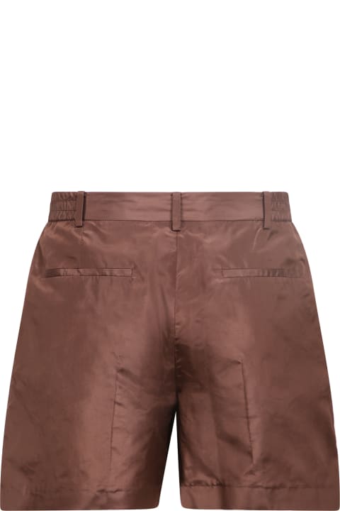 Valentino Clothing for Men Valentino Pressed-crease Tailored Shorts