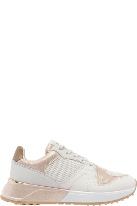 スニーカー MICHAEL MICHAEL KORS JAIME SNEAKERS Michael Kors Jaime Denim Platform Lace Up Trainer Sneakers