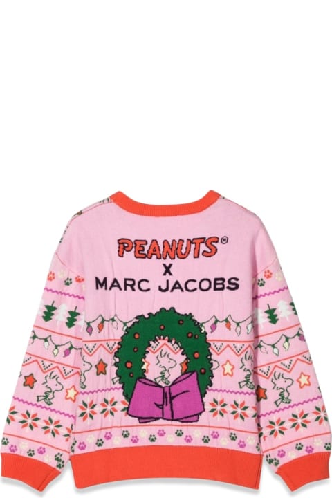 Topwear for Baby Girls Little Marc Jacobs Christmas Peanuts Christmas Crewneck Sweater