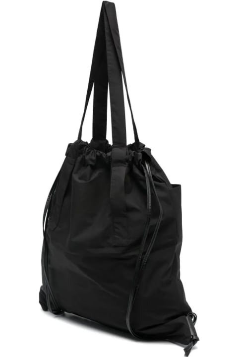 ウィメンズ新着アイテム Moncler Black Tote Bag With Aq Drawstring