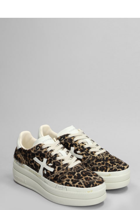 Homeware Premiata Micol Sneakers In Animalier Pony Skin