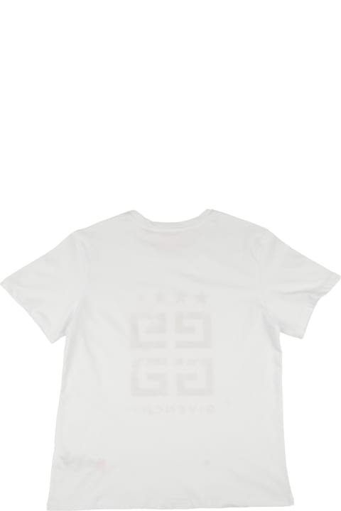 Givenchy Topwear for Girls Givenchy Logo Print Regular T-shirt