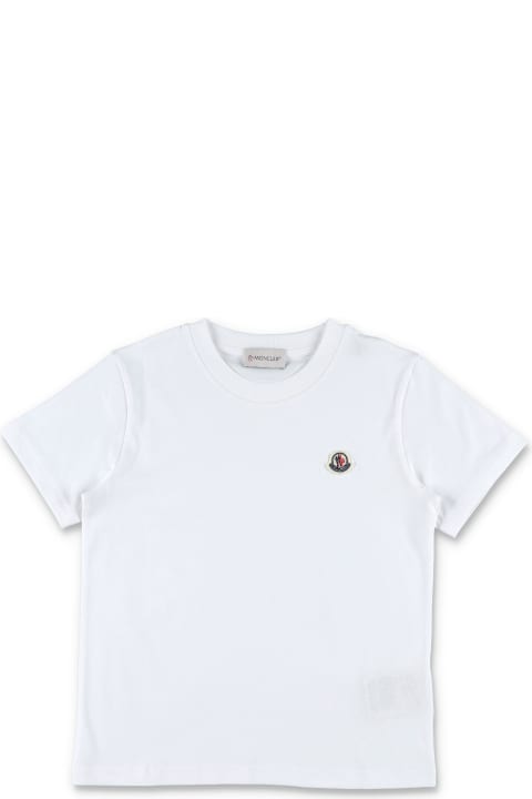 Moncler T-Shirts & Polo Shirts for Girls Moncler Logo Patch T-shirt