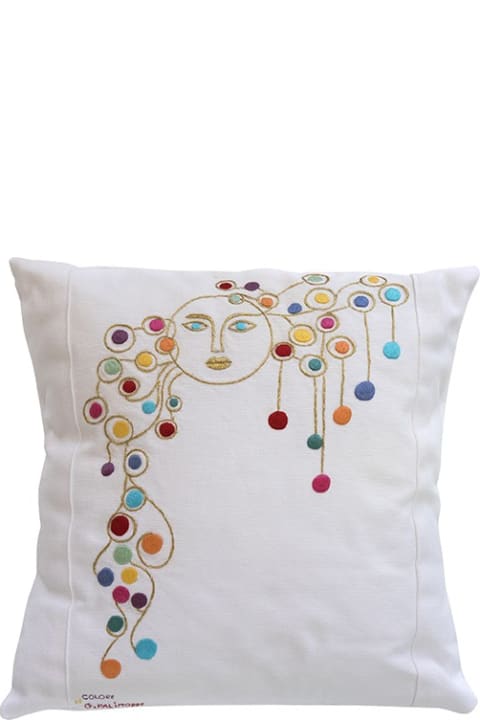 Homeware Le Botteghe su Gologone Cushions Embroidered 50x50 Cm