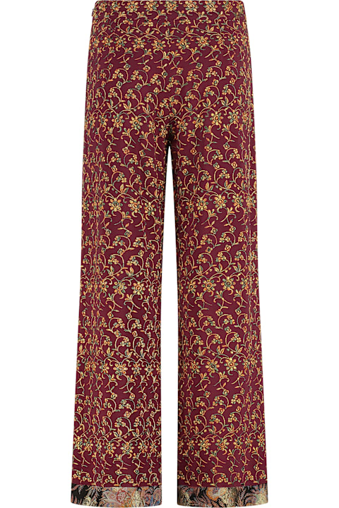 Fashion for Men Etro Printed High-rise Trousers