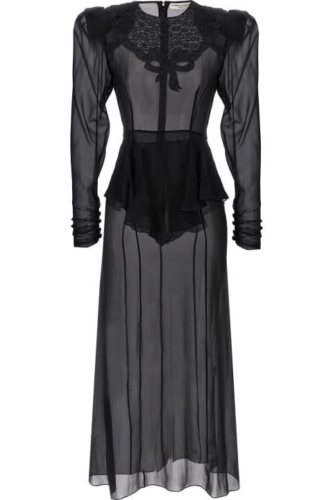 Alessandra Rich Dresses for Women Alessandra Rich Georgette Silk Midi Dress