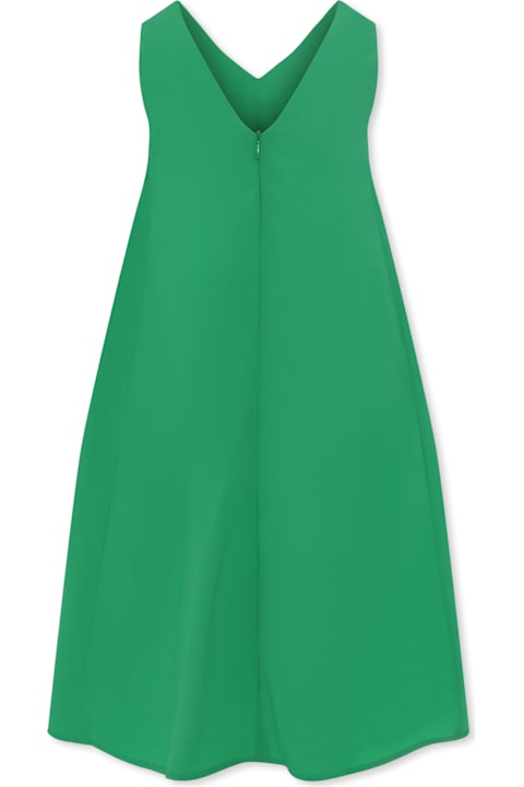 DKNY for Women DKNY Green Sleeveless Dress For Girl With Logo