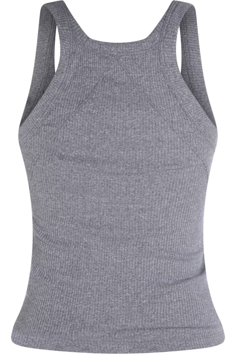 Rag & Bone لـ Men Rag & Bone Grey Cotton Top