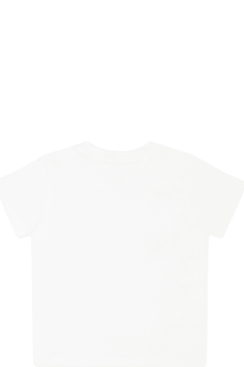Homeware Etro White T-shirt For Baby Girl With Floral Motif