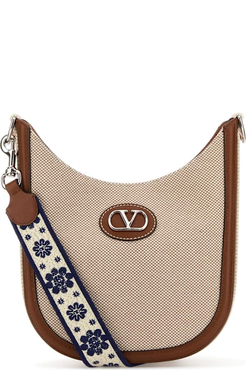 Valentino Garavani Bags for Women Valentino Garavani Top-tone Canvas Vlogo Signature Shoulder Bag