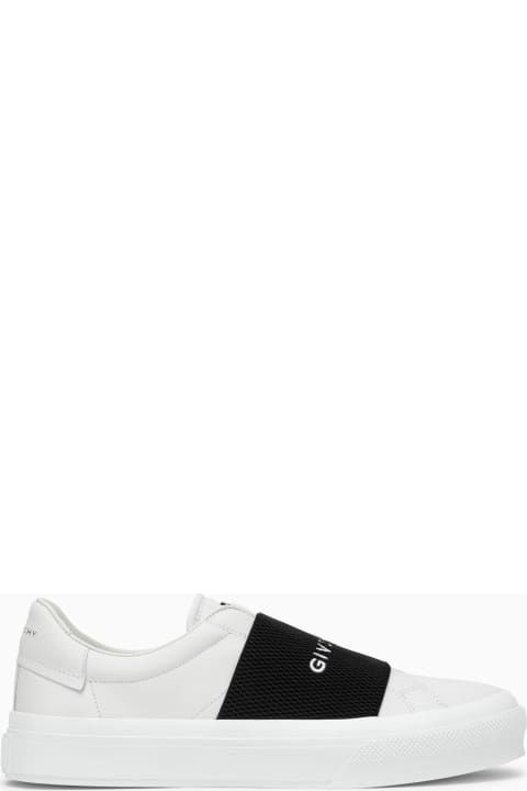 Shoes Sale for Men Givenchy White Sneakers With Logo Band