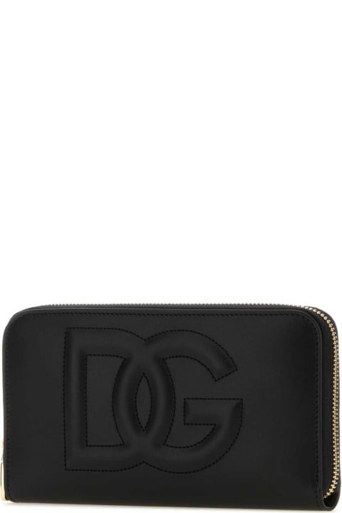 Dolce & Gabbana for Women Dolce & Gabbana Black Leather Wallet