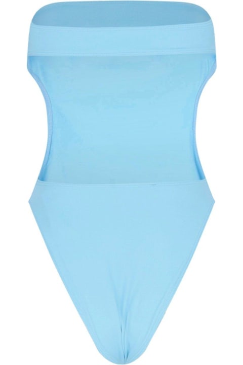 Saint Laurent Clothing for Women Saint Laurent Strapless Cut-out Swimsuit