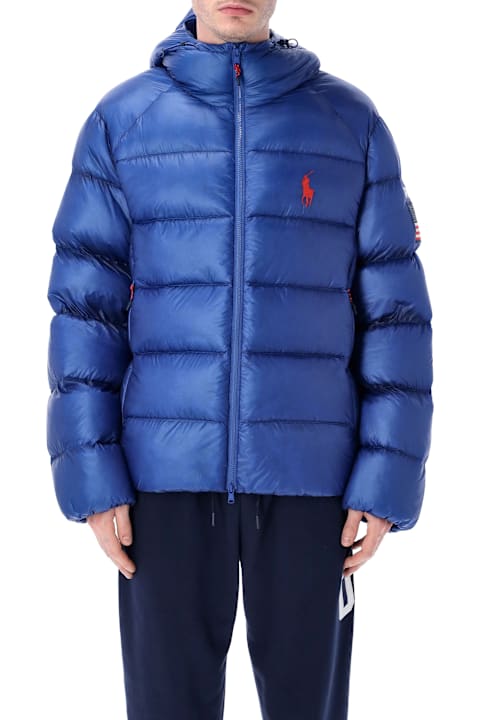 Homeware Polo Ralph Lauren Polo Ralph Lauren Hawthorne Flag Nylon Down Jacket
