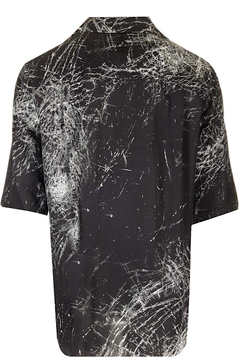 Alexander McQueen Shirts for Men Alexander McQueen Hawaiian Shirt Smashed Screen