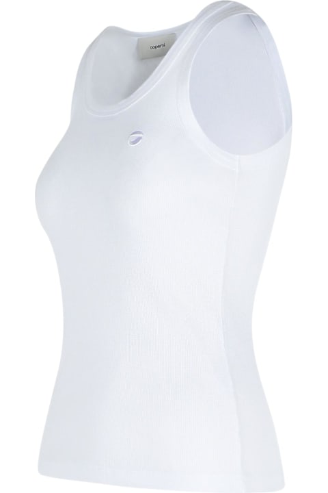 Coperni for Women Coperni White Cotton Tank Top