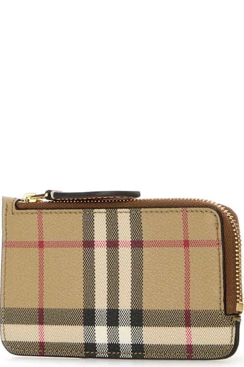 Burberry for Women Burberry Printed Canvas Card Holder