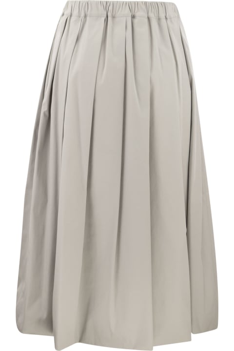 Fabiana Filippi for Women Fabiana Filippi Wide Skirt In Technical Cotton